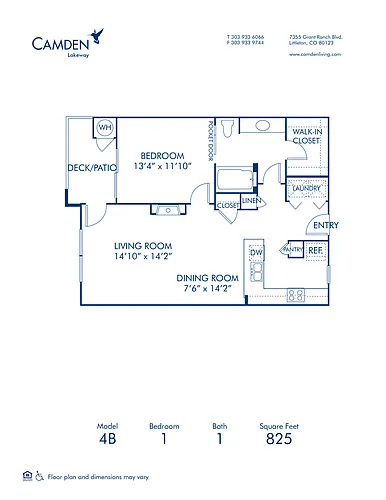 Floor plan 4B