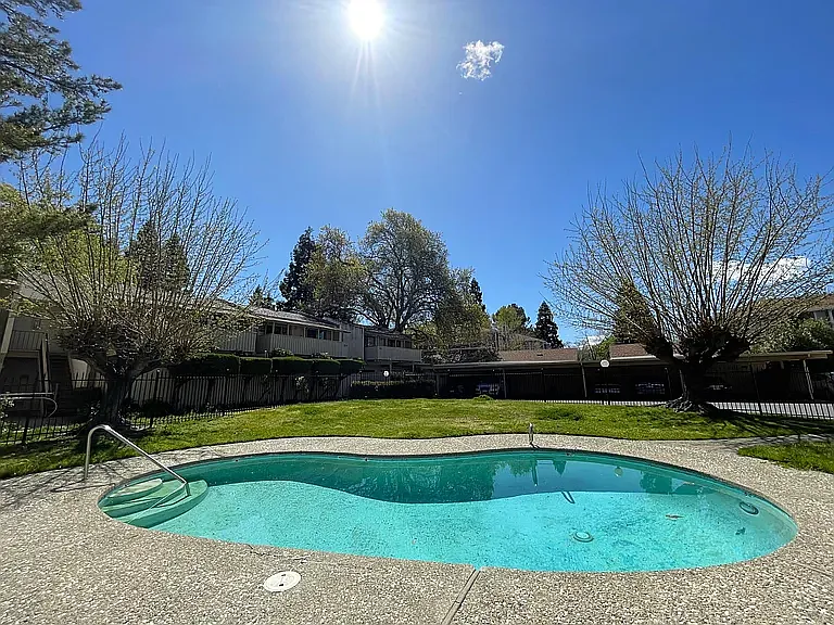 pool 20 feet away from front door