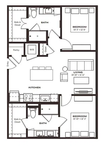 Floor plan B13-80