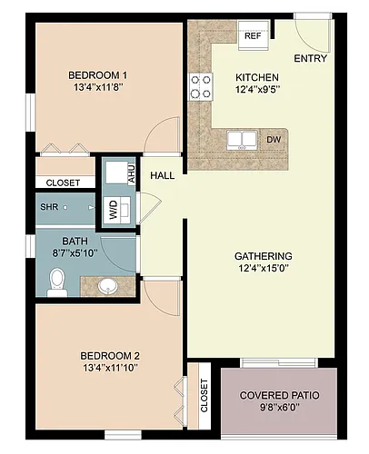Floor plan 3-202