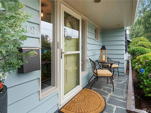 Take in the morning sun from the covered front porch. 