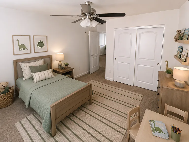 Third Floor Bedroom #1 - Virtually Furnished