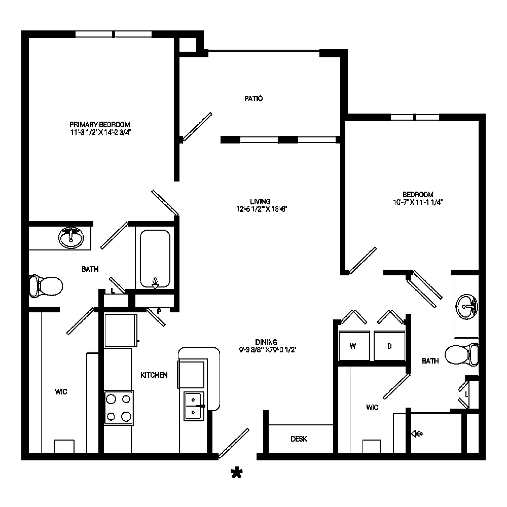 Floor plan Caroline