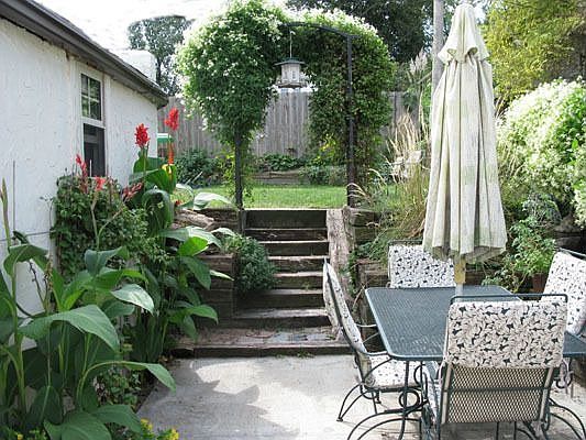 Patio w/Herb Garden