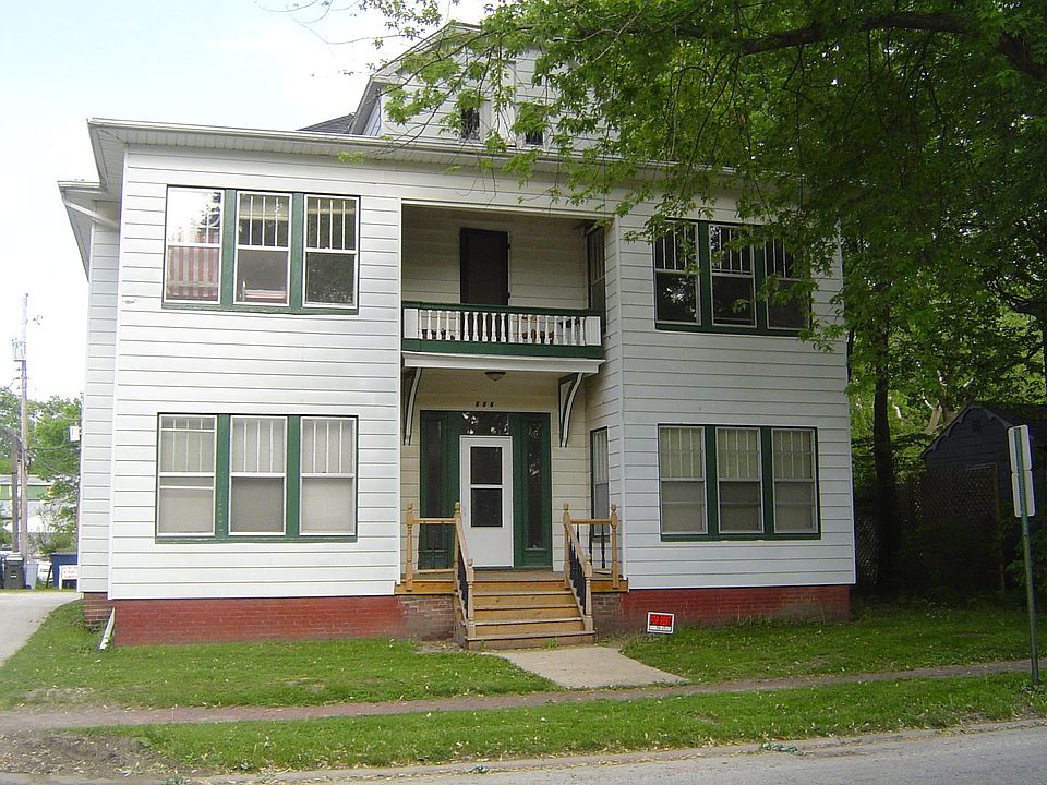 Looking West, apts. 1and3 are on your left, # 1 ground floor
