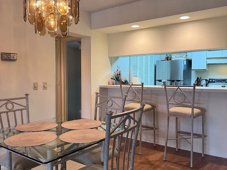 Designated dining area to enjoy daily meals & entertaining!