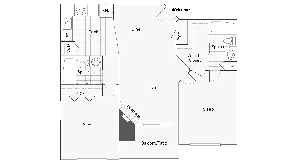 Floor plan Calloway