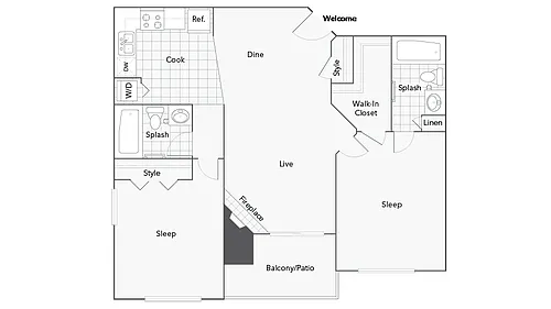 Floor plan Calloway