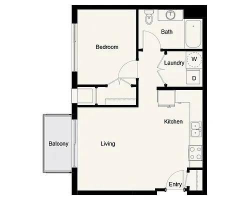 Floor plan A01