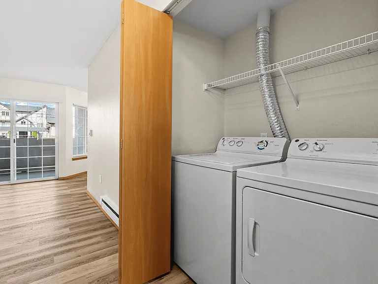 In-home washer and dryer for added convenience In-home washer and dryer for added convenience