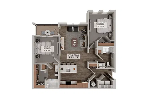 Floor plan The Valley Plus (B1Plus)