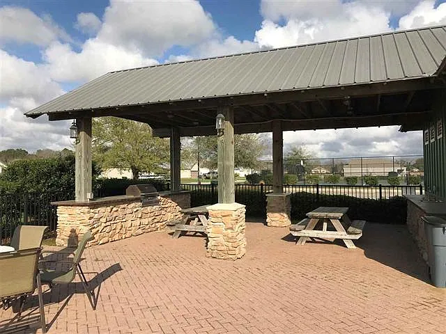 Pool Gazebo with Grill for "Party Time"