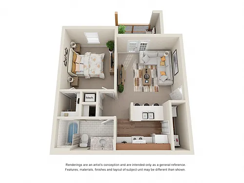 Floor plan The Roxie