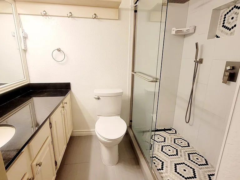 renovated full bath.