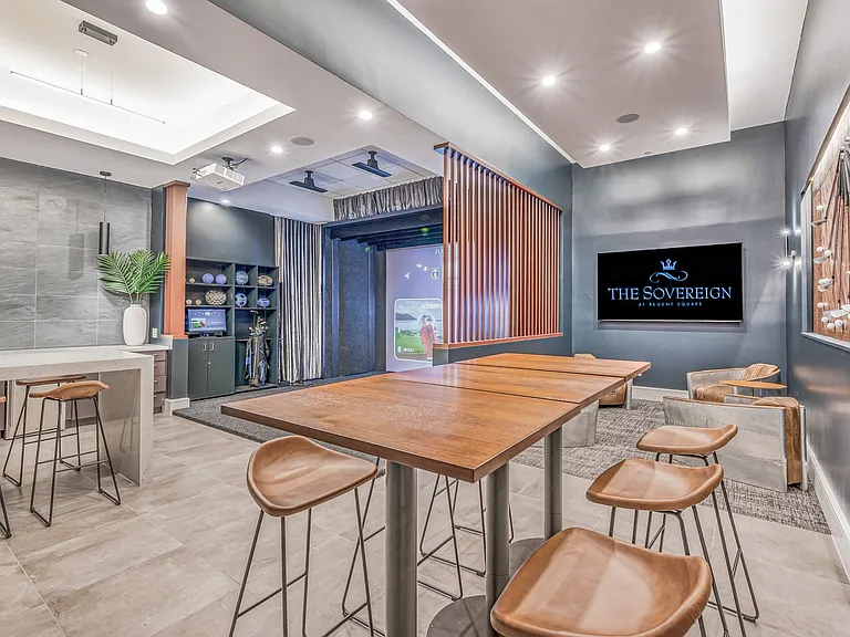 Enjoy our game room that features a virtual golf simulator