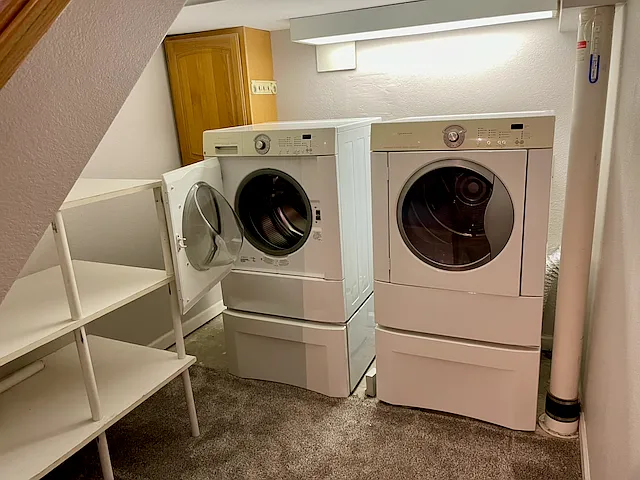 Downstairs laundry room