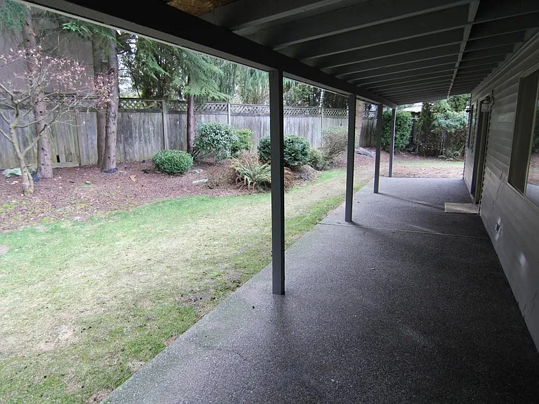 Large Covered patio backyard