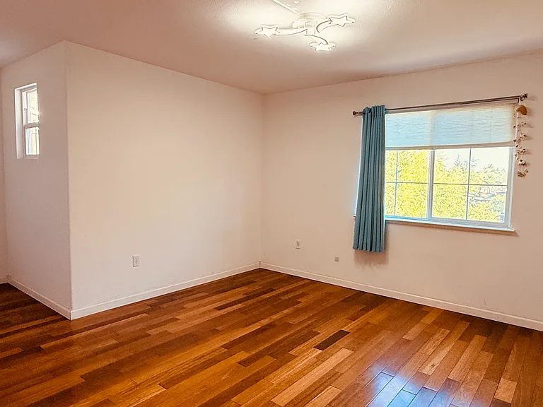Upstairs bedroom with natural light