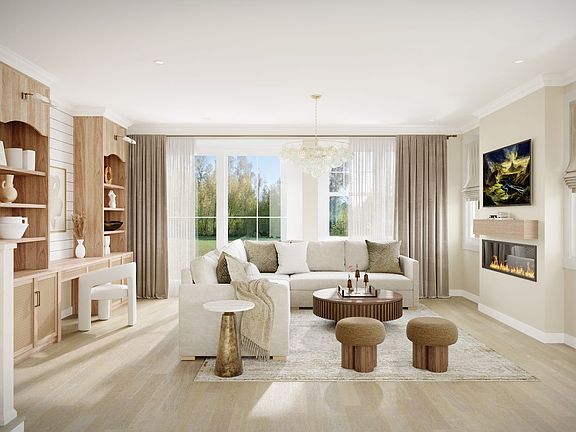 The Caldwell-End Unit Great Room