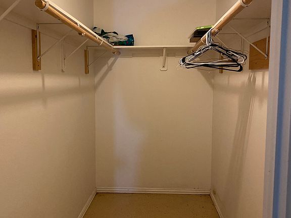 Large walk in closet