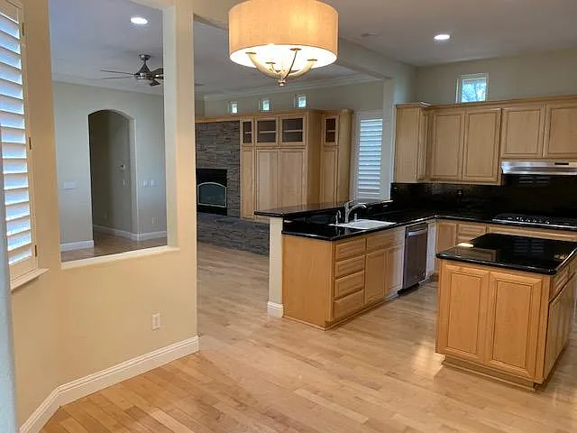 Kitchen and Family Room