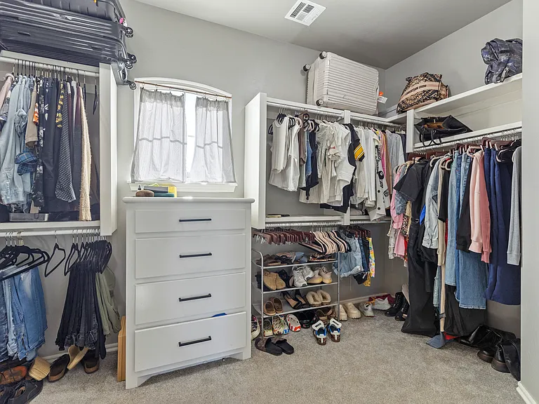 Primary closet