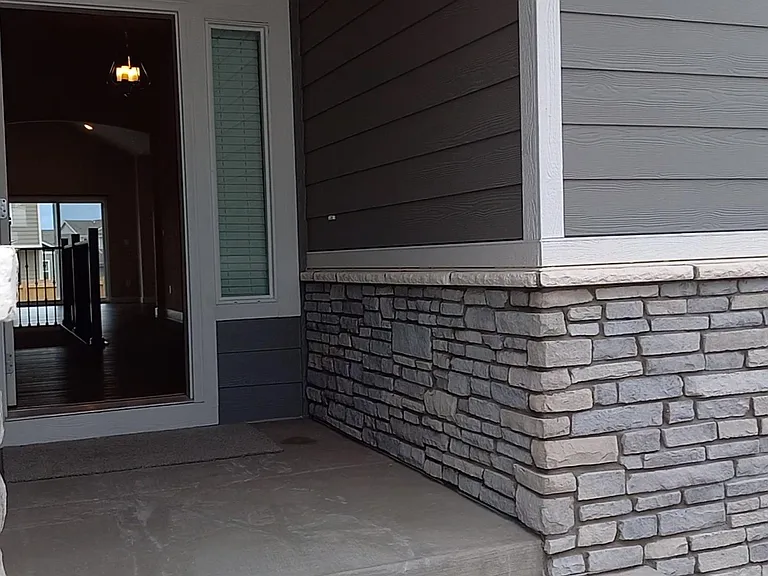 Front porch, looking in.