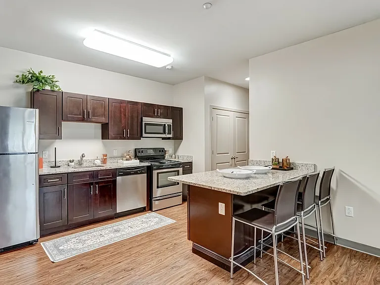 A seamless space for cooking and gathering.