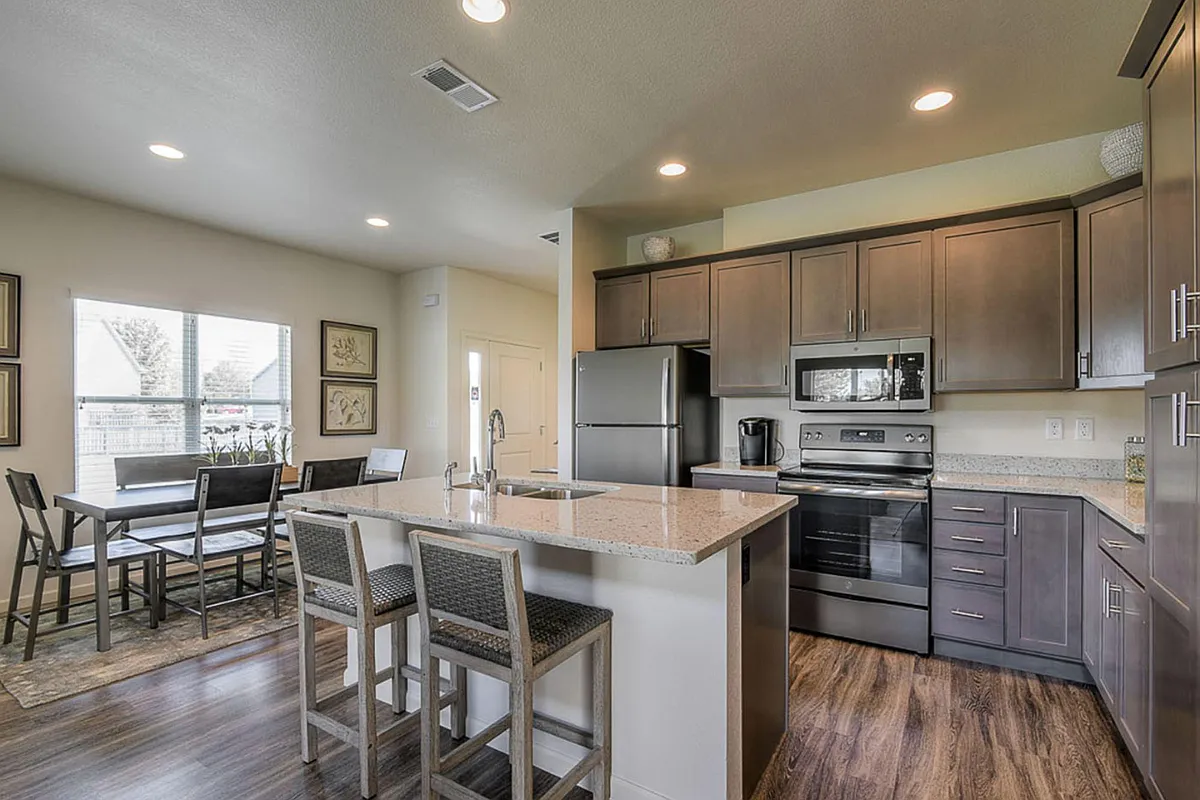 Hollyberry - Kitchen/Dining Area - Willow Chase Twin Homes