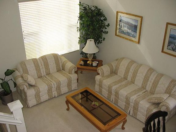 Living Room with Soaring Ceilings