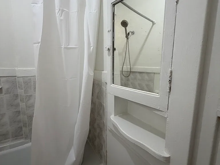 Vintage and original cabinet in bathroom