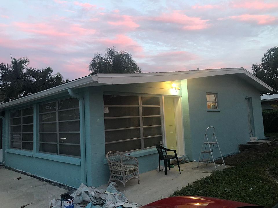 Exterior during paint update