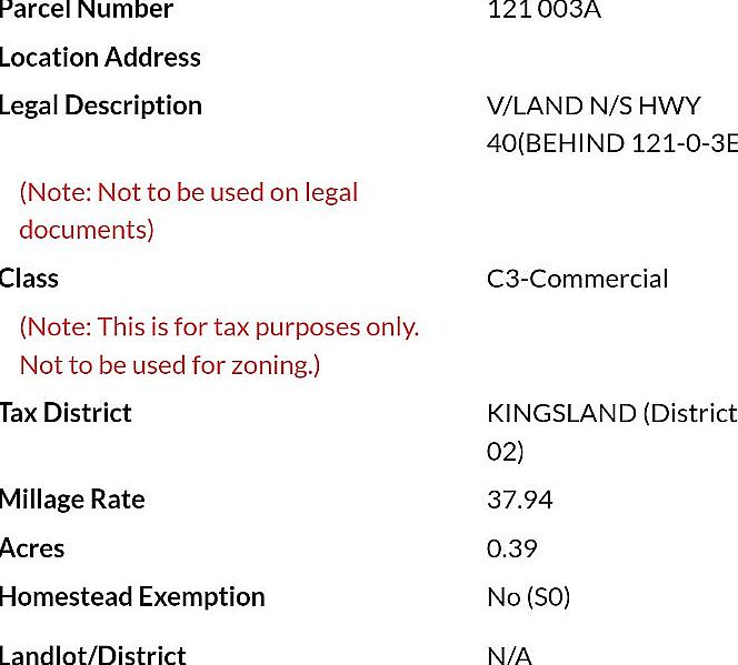 2nd image of 40 Highway Vacant Land Bnd #121-0-3E