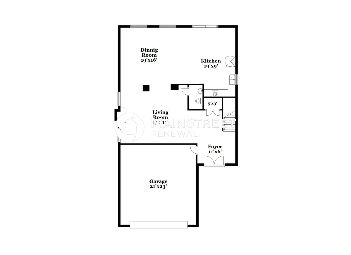 Floor Plan - 4361 Cottontail Ln