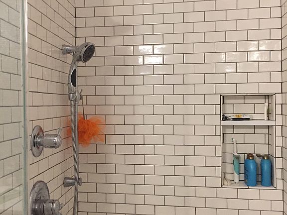 Master shower remodeled