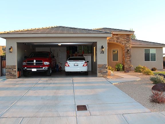 Oversized two car garage 
