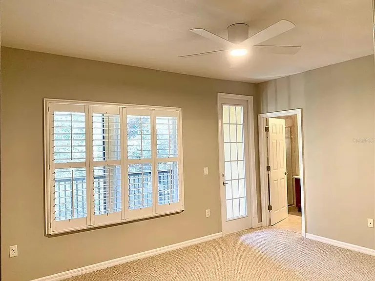 Master Bedroom w/ Walk Out Nature Balcony