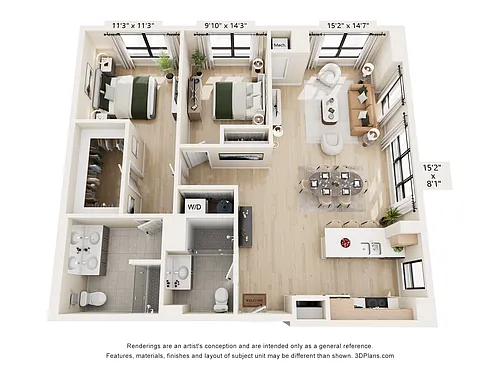 Floor plan F8