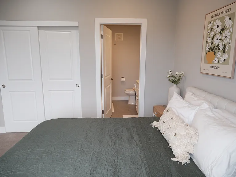 2nd bedroom on 3rd floor with attached bathroom