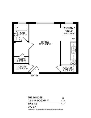 Floor plan Studio
