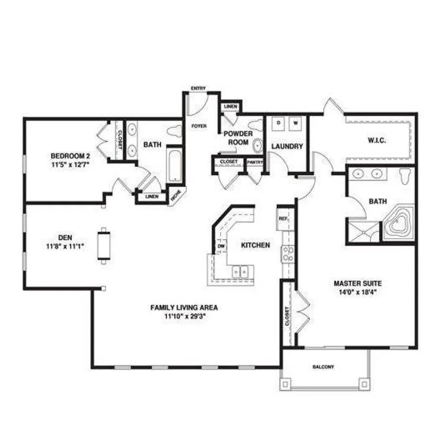 Floor plan New Yorker II
