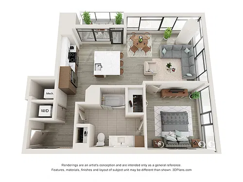Floor plan A8a
