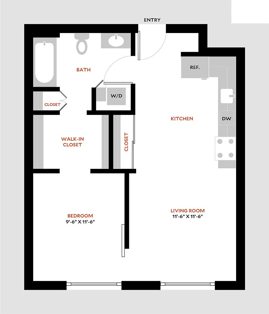 Floor plan Plan 1I