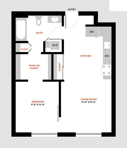 Floor plan Plan 1I
