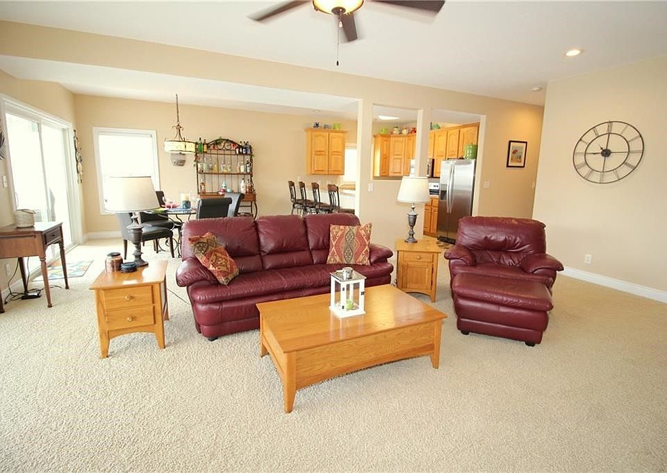 Open Living, Dining, Kitchen