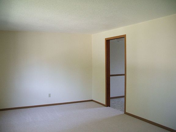 Living room is off the entry hall.