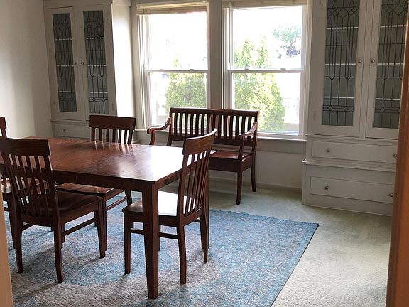 Spacious dining room for entertaining.