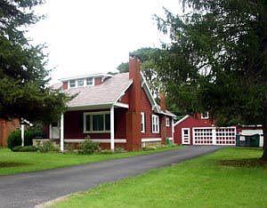 Front view from street