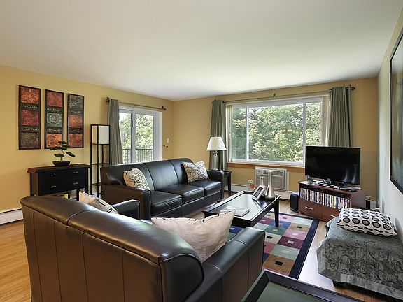 Serene tree top views from all your windows and your private balcony!