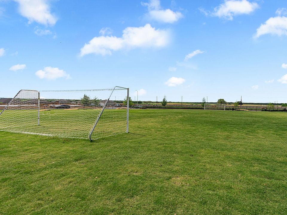 Soccer field in community.